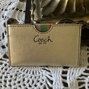 Coach card holder.